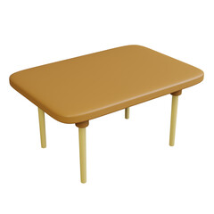 3D Illustration of Table
