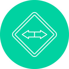 Double Line Circle Icon For Personal And Commercial Use