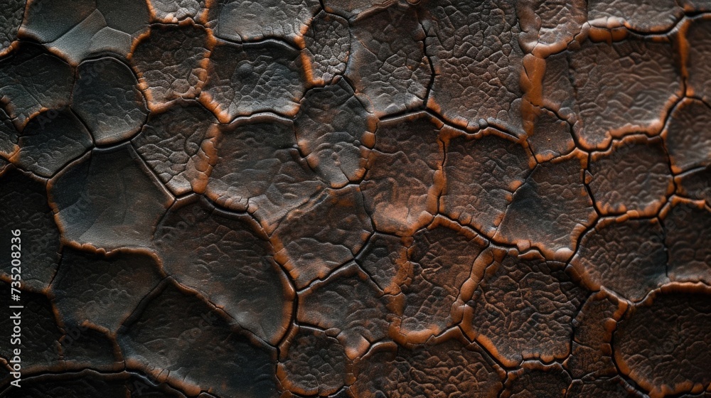 Poster a detailed view of a metallic surface. can be used for industrial or abstract concepts