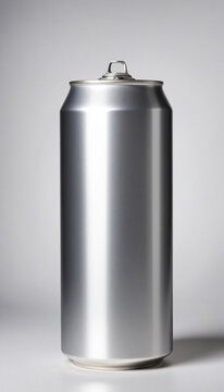 500 ml aluminum beer can on transparent background