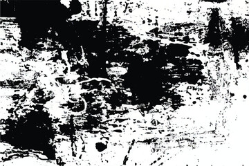 Black and white Grunge texture. Black Grunge background. Brush strokes. Abstract illustration texture. Distressed Effect. Distressed effect. Grunge Background. Vector textured effect. Grunge. EPS 10.