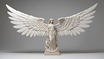 Stone Wings on Clear Background - Innovative Technology