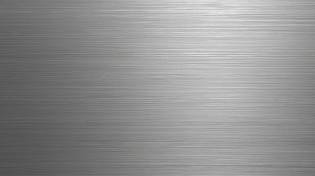 Seamless brushed metal plate background texture.Generative AI