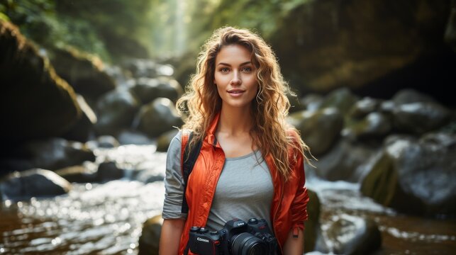 Photographer Capturing Image of Body of Water