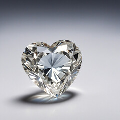 Heart-shaped gem, exquisite jewelry