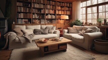 serene cozy living rooms