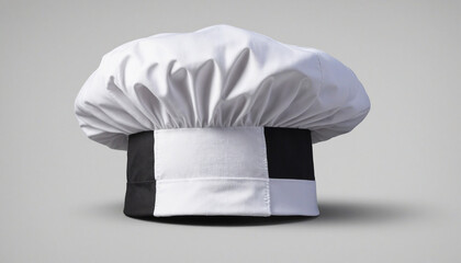 Cut out black chef hat