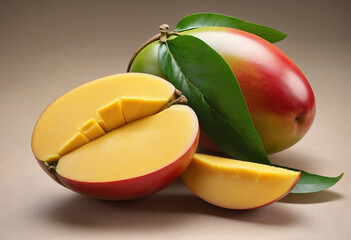Tasty mango slices