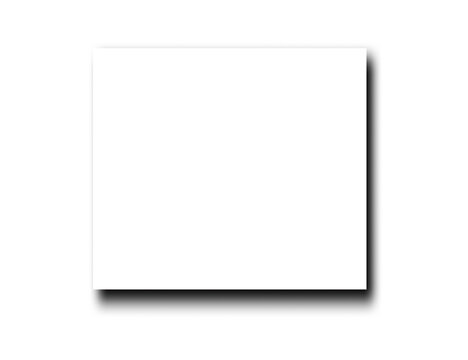 Realistic rectangle shadow and shadow effect. Poster, flyer, business card, banner shadow. PNG shadow isolated on transparent background. 