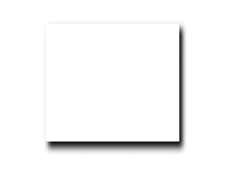 Realistic rectangle shadow and shadow effect. Poster, flyer, business card, banner shadow. PNG shadow isolated on transparent background. 