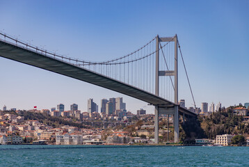 Fototapeta na wymiar Bosphorus Bridge