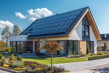 Modern Dream Home: Eco-Friendly Living with Solar Power