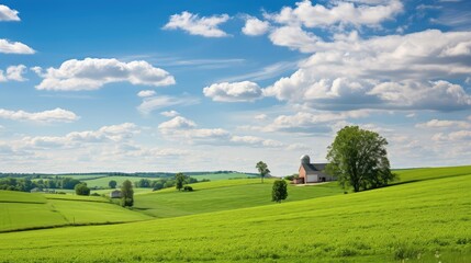 Obraz premium rural pennsylvania farm