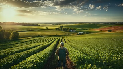 crops farm income - obrazy, fototapety, plakaty