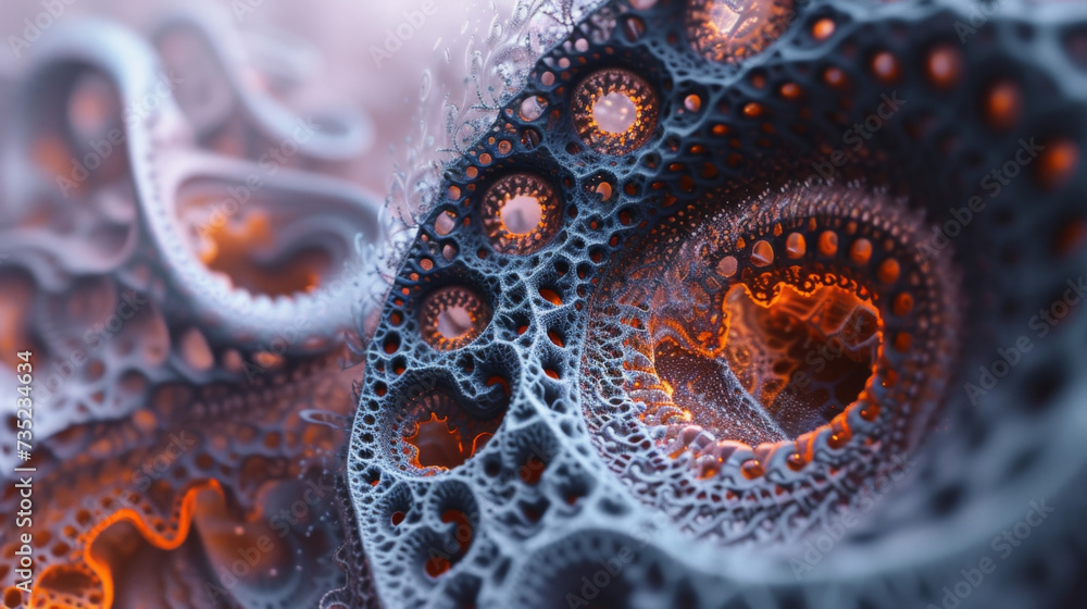 Poster there is a certain beauty in the unpredictability of a fractal universe a neverending canvas of intr