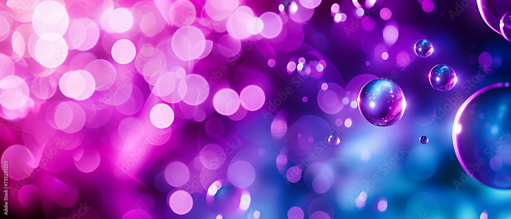 Aufkleber magical bokeh and glitter background, blending festive lights and sparkling effects to create a drea
