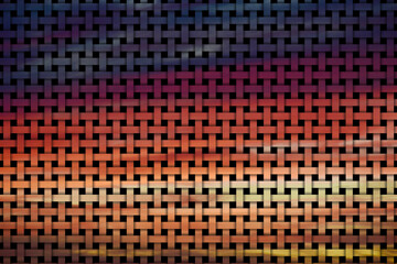 weaved halftone colorful pattern