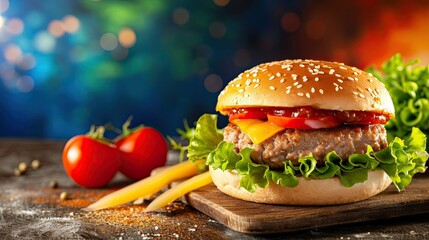 A mouthwatering barbecue pulled pork burger for a taste of the South