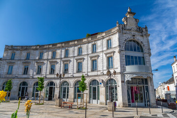 Beauté architecturale du centre ville de Cognac, Charente-Maritime