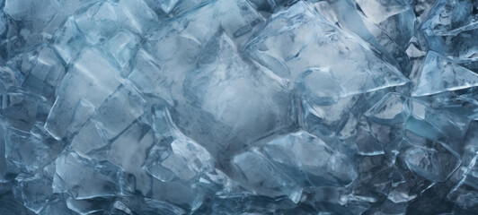 Abstract Ice Crystals Texture Background
