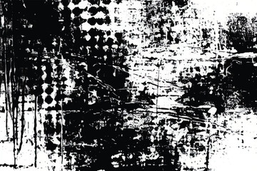 Black and white Grunge texture. Black Grunge background.