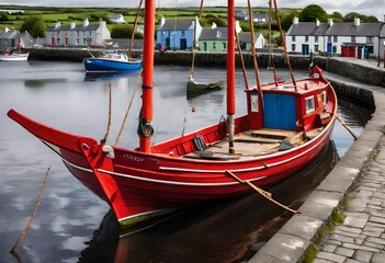 Obraz premium boats on the canal