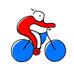 Road Cycling: Olympic Games clipart icon
