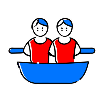 recommend clip art: Rowing: Olympic Games clipart icon
