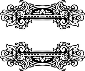 Vector Luxury ornament floral vector Illustration