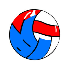 Volleyball: Olympic Games clipart icon