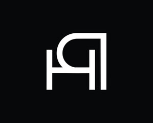 Creative Minimalist Letter HQ Logo Design, HQ Monogram
