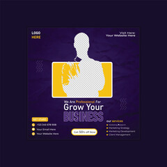 Digital marketing banner design template. Digital business marketing social media post template. Social media banner design template. Social media post design. Social media bundle design. Web banner