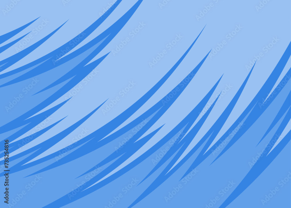 Poster abstract background with curved spike line pattern and with some copy space area