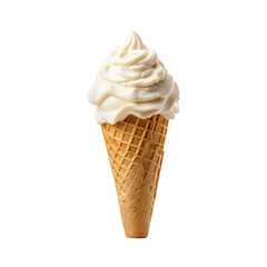 Ice cream scope on transparent background
