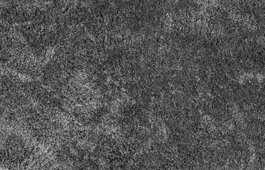 Texture of grey carpet. Top view. - 735256697