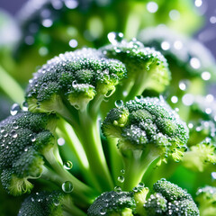 close up of broccoli