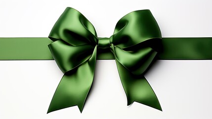 decoration green holiday ribbon