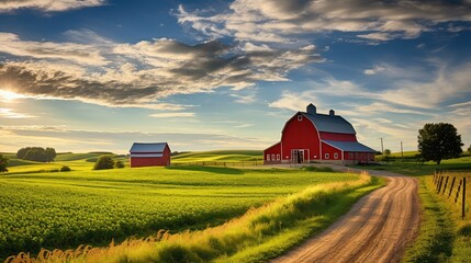 crops farm background