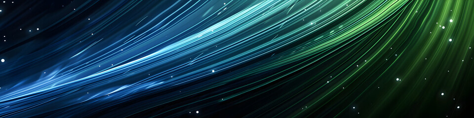 a blue and green wave abstract wallpaper - obrazy, fototapety, plakaty