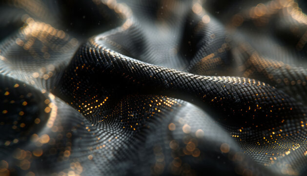 Gently waving snake skin background texture,generative aI