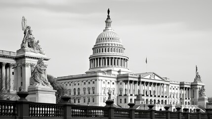Fototapeta na wymiar legislation congressional buildings