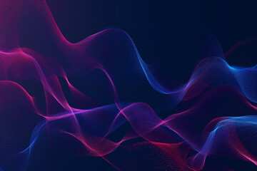 Obraz premium abstract data network on dark background