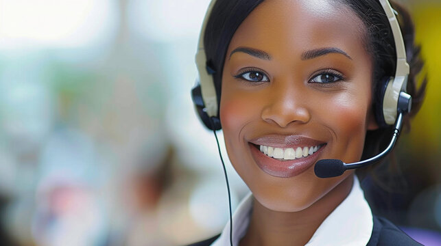 Friendly customer service representative ready to assist