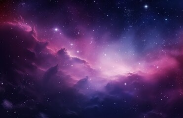 Obraz na płótnie Canvas purple and blue space wallpaper