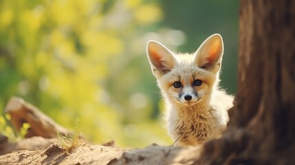 fox baby fox fennec Generative AI