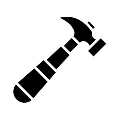Hammer Glyph Icon