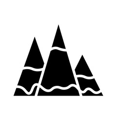 Mountain Glyph Icon