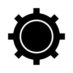 Gear Glyph Icon