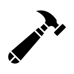 Hammer Glyph Icon