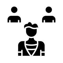 Audience Glyph Icon